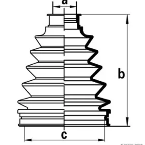 Aandrijfashoes Herth+Buss Jakoparts J2862016 Speciale Aanbieding