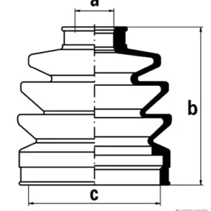 Nieuw Aandrijfashoes Herth+Buss Jakoparts J2863005