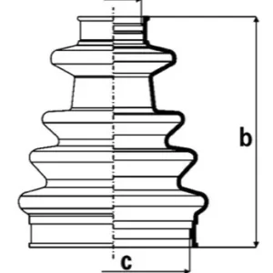 Aandrijfashoes Herth+Buss Jakoparts J2863018 Populair