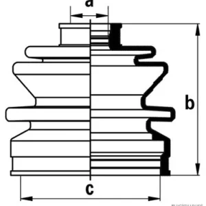 Aandrijfashoes Herth+Buss Jakoparts J2864009 Lage Kosten