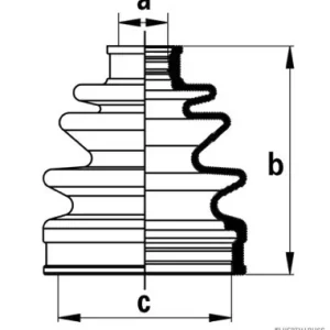 Aandrijfashoes Herth+Buss Jakoparts J2864021 Bestseller