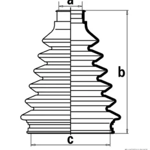 Bulkbestelling Aandrijfashoes Herth+Buss Jakoparts J2864025