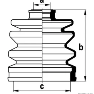 Direct Beschikbaar Aandrijfashoes Herth+Buss Jakoparts J2865007
