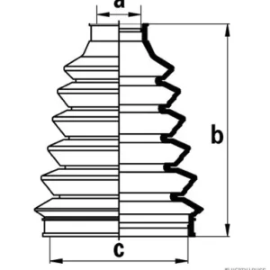 Merkproduct Aandrijfashoes Herth+Buss Jakoparts J2865012