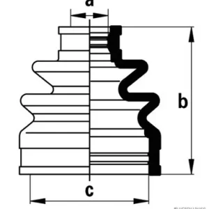 Aandrijfashoes Herth+Buss Jakoparts J2867015 Nieuw Model