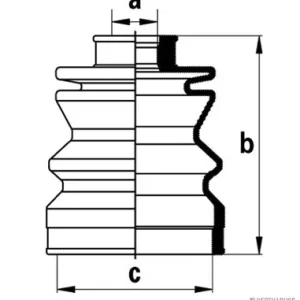 Garantie Inbegrepen Aandrijfashoes Herth+Buss Jakoparts J2868000