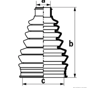 Merkproduct Aandrijfashoes Herth+Buss Jakoparts J2868005