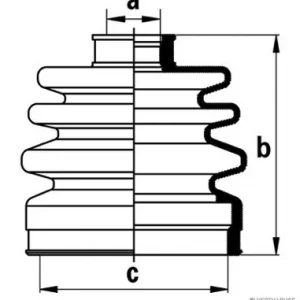 Aandrijfashoes Herth+Buss Jakoparts J2874000 Speciale Aanbieding