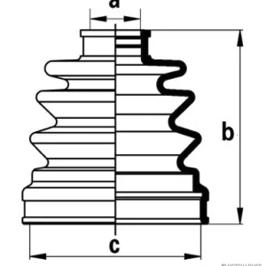 Origineel Aandrijfashoes Herth+Buss Jakoparts J2881017