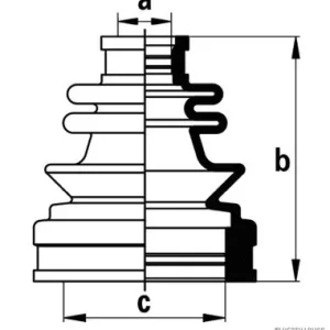 Aandrijfashoes Herth+Buss Jakoparts J2881020 Ambachtelijk
