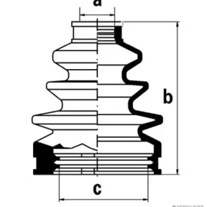 Aandrijfashoes Herth+Buss Jakoparts J2882005 Flitsaanbieding