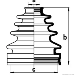 Aandrijfashoes Herth+Buss Jakoparts J2882011 Dagaanbieding