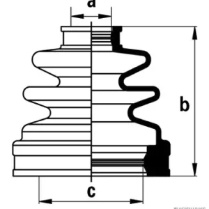 Wereldwijde Verzending Aandrijfashoes Herth+Buss Jakoparts J2882016