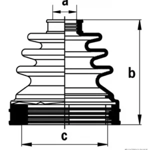 Aandrijfashoes Herth+Buss Jakoparts J2882018 Speciale Aanbieding