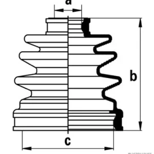 Aandrijfashoes Herth+Buss Jakoparts J2883004 In De Mode