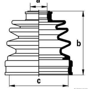 Populair Aandrijfashoes Herth+Buss Jakoparts J2883014