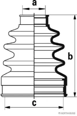 Koopje Aandrijfashoes Herth+Buss Jakoparts J2883018