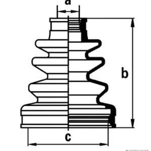 Professioneel Aandrijfashoes Herth+Buss Jakoparts J2884015