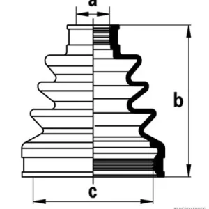 Aandrijfashoes Herth+Buss Jakoparts J2884019 Direct Beschikbaar