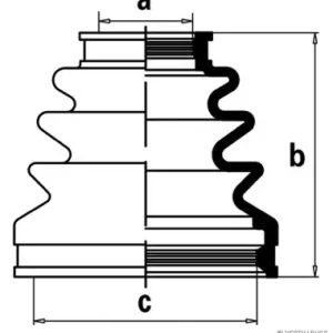 Geld-Terug-Garantie Aandrijfashoes Herth+Buss Jakoparts J2884020