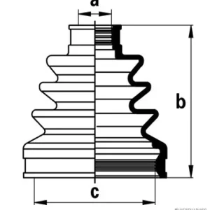 Meest Verkocht Aandrijfashoes Herth+Buss Jakoparts J2884022