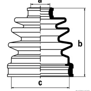 Aandrijfashoes Herth+Buss Jakoparts J2884025 Alleen Vandaag
