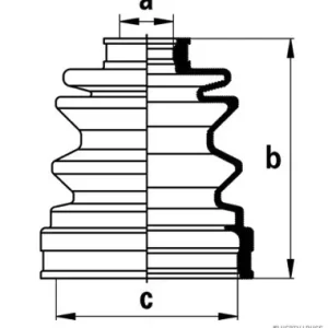 Garantie Inbegrepen Aandrijfashoes Herth+Buss Jakoparts J2885002