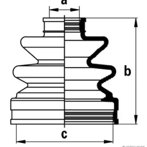 Aandrijfashoes Herth+Buss Jakoparts J2885003 Bestseller