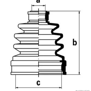 Origineel Aandrijfashoes Herth+Buss Jakoparts J2888002