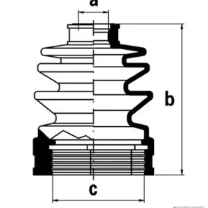 Aandrijfashoes Herth+Buss Jakoparts J2888010 Beperkt Aanbod