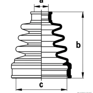 Nieuw Model Aandrijfashoes Herth+Buss Jakoparts J2888013