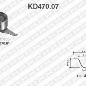 Distributieriem kit SNR KD470.07 Professioneel