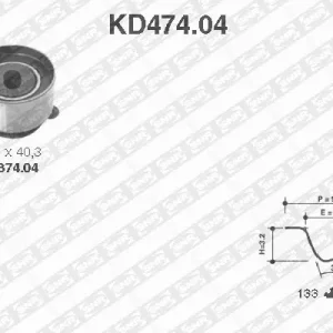 Lage Prijs Distributieriem kit SNR KD474.04
