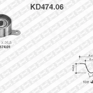 Hete Deal Distributieriem kit SNR KD474.06