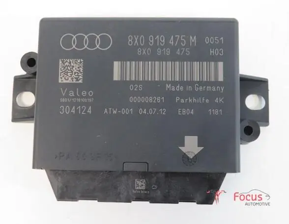 Regeleenheid park distance control AUDI A1 (8X1, 8XK), AUDI A1 Sportback (8XA, 8XF) Lage Prijs