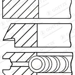 Merkproduct Zuigerveren Goetze Engine 08-148107-00