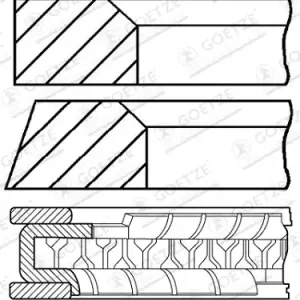 Groothandel Zuigerveren Goetze Engine 08-154206-00