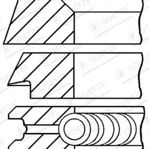 Gecertificeerd Zuigerveren Goetze Engine 08-320000-10