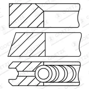 Zuigerveren Goetze Engine 08-452907-00 Professioneel