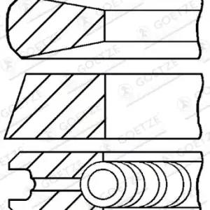 Zuigerveren Goetze Engine 08-283100-00 Gecertificeerd