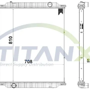 Radiateur Titanx RX609015 Wereldwijde Verzending
