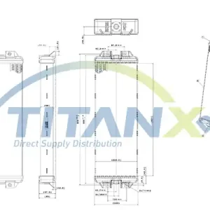 Dagaanbieding Oliekoeler motorolie Titanx OX609001