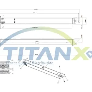Ambachtelijk Oliekoeler motorolie Titanx OX609003